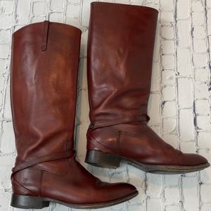 FRYE Lindsay plate boots